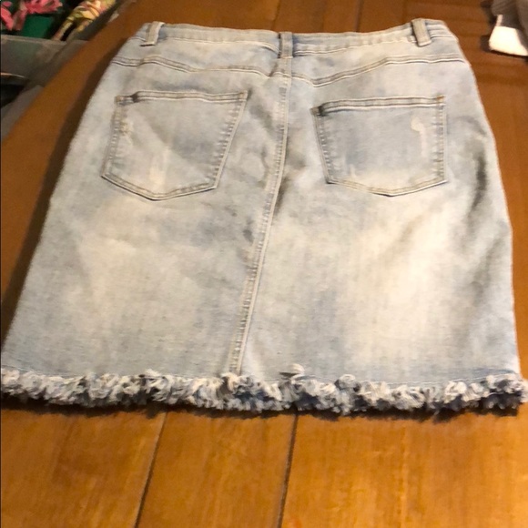 OBJECT OBJTINNIE BELLA - Denim Skirt Light Blue - Picture 8 of 8